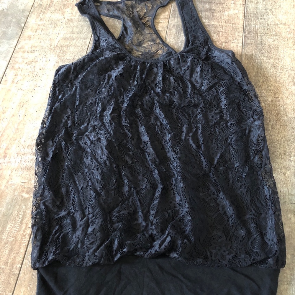 Express lace tank top size small